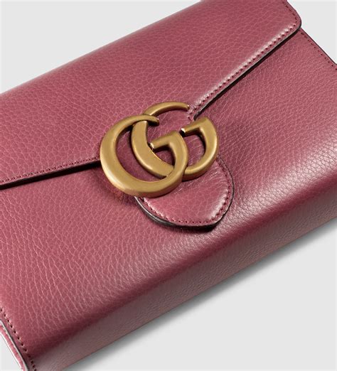 purple gucci wallet|Gucci pink wallet on chain.